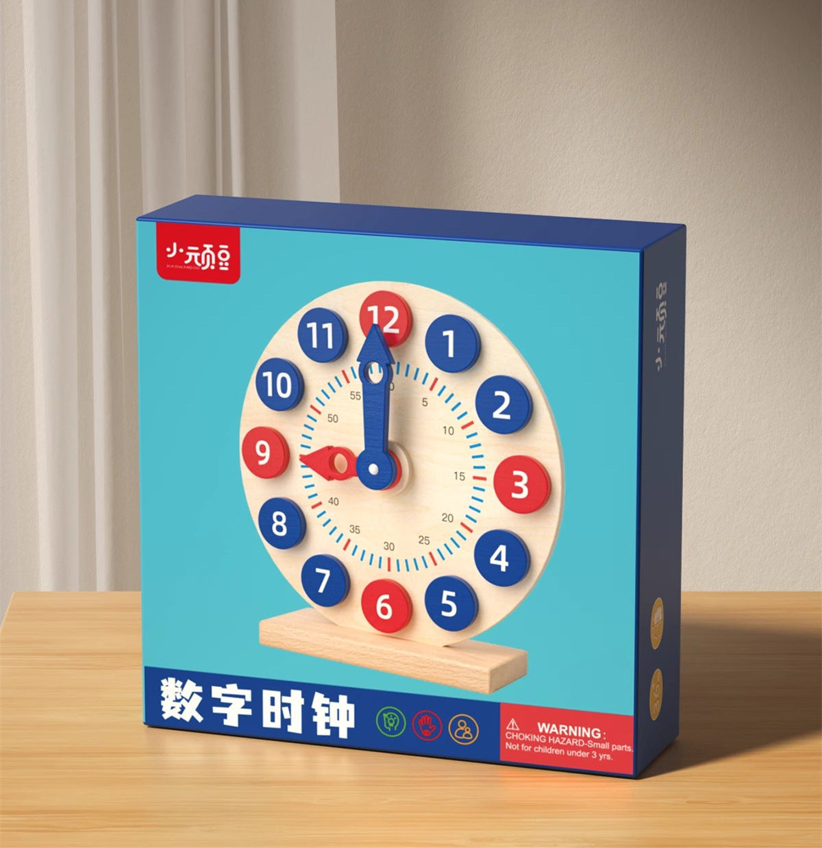 Children Learn Clock Teaching Aids Kindergarten Learn to Recognize Clocks and Time Cognitive Model Digital Toys for Primary School Students