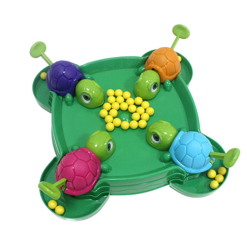 Children's Turtle Bean-eating Toy Parent-child Interactive Multiplayer Play Desktop Game Educational Toy
