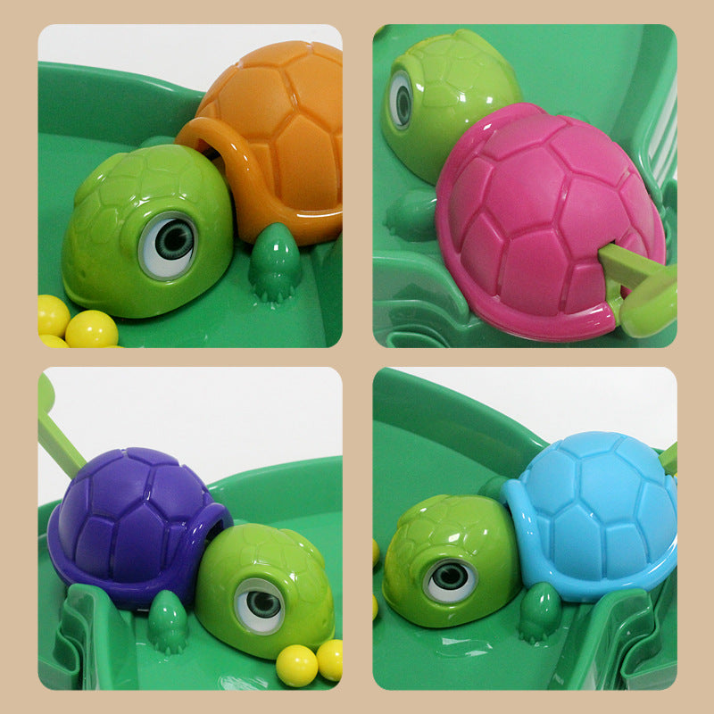 Children's Turtle Bean-eating Toy Parent-child Interactive Multiplayer Play Desktop Game Educational Toy