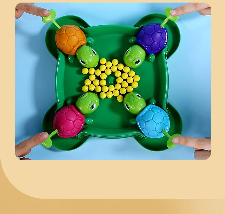 Children's Turtle Bean-eating Toy Parent-child Interactive Multiplayer Play Desktop Game Educational Toy