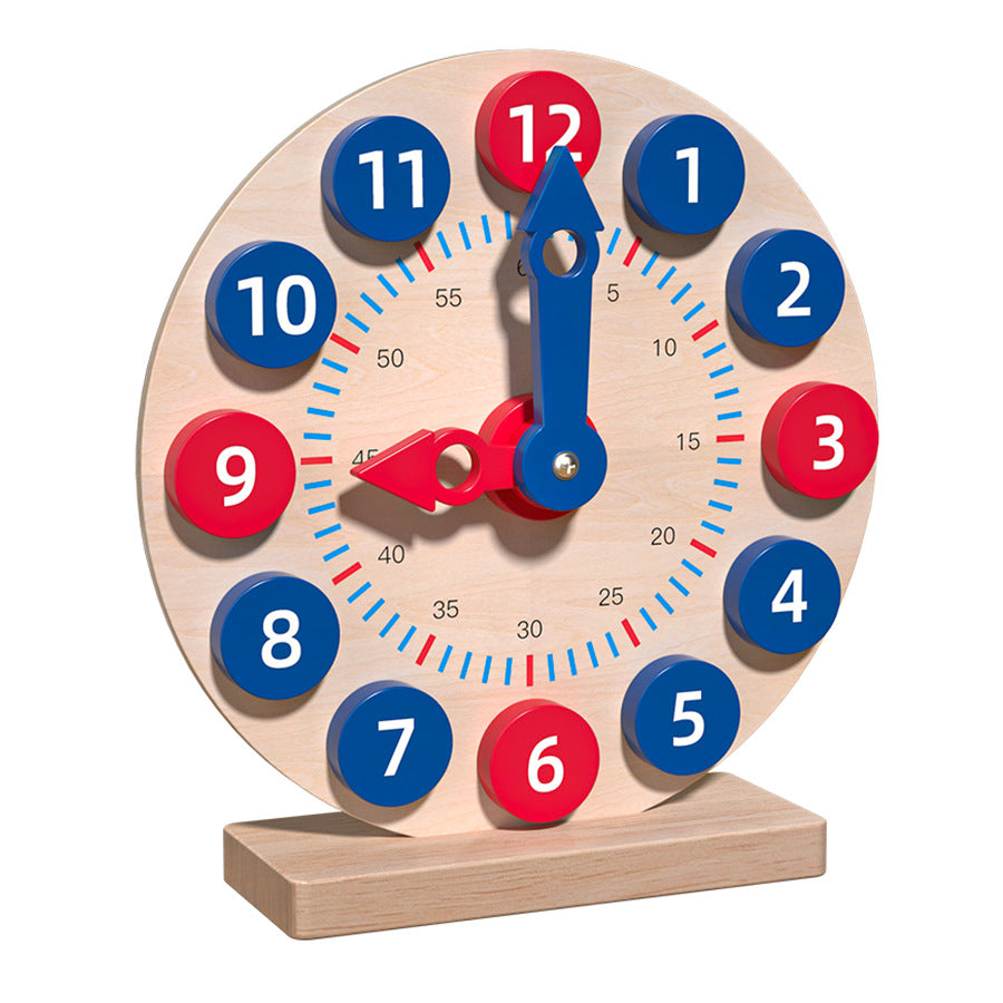 Children Learn Clock Teaching Aids Kindergarten Learn to Recognize Clocks and Time Cognitive Model Digital Toys for Primary School Students
