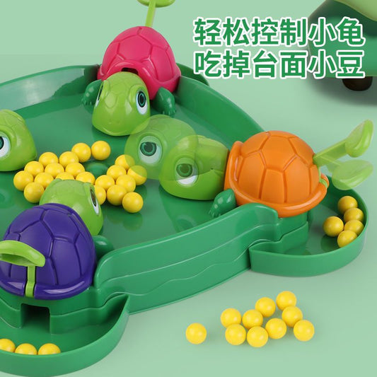 Children's Turtle Bean-eating Toy Parent-child Interactive Multiplayer Play Desktop Game Educational Toy